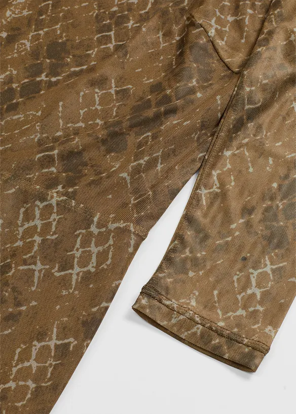 Robe midi en mesh, bonprix