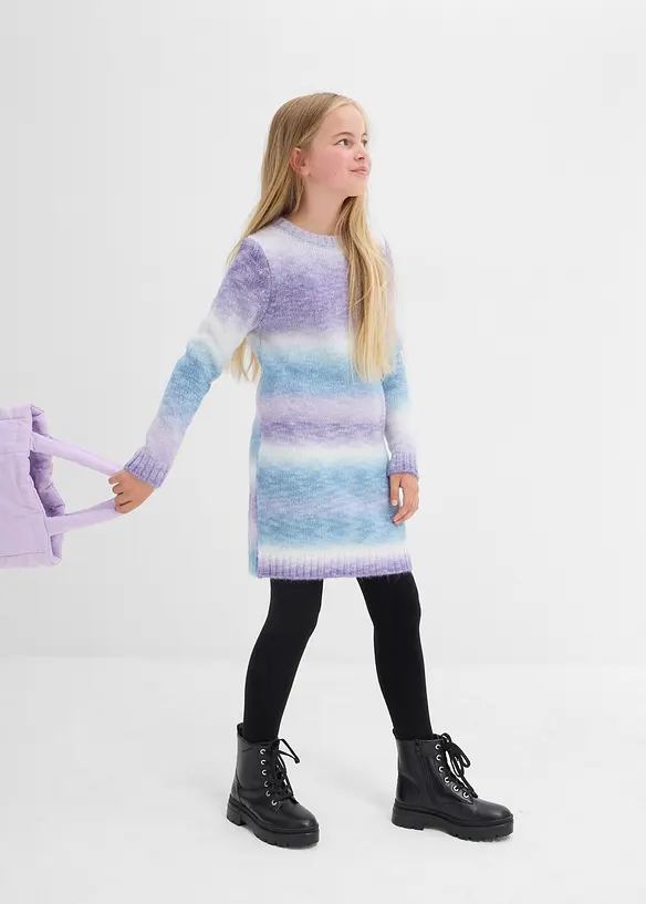 Robe en maille tie & dye, bonprix