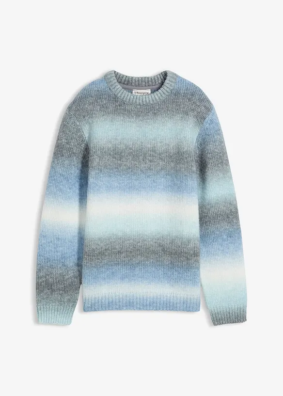 Pull en grosse maille tie & dye, bonprix