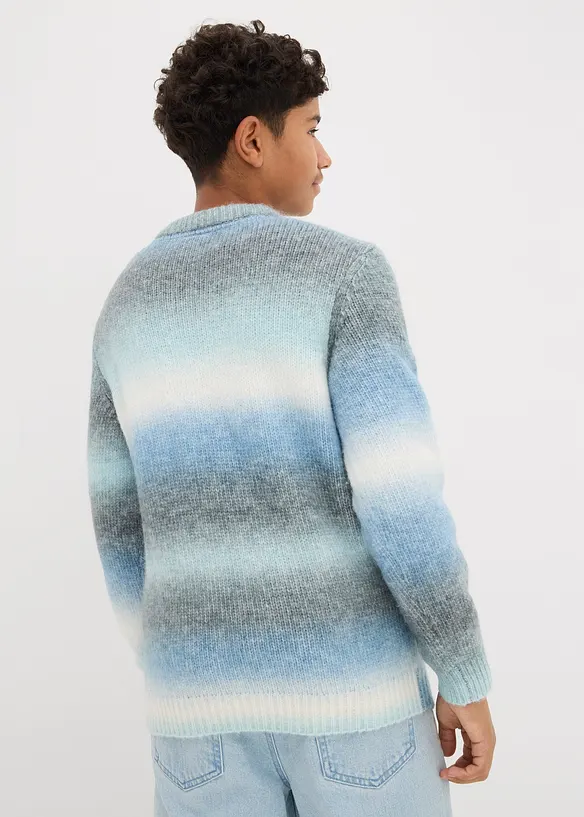 Pull en grosse maille tie & dye, bonprix