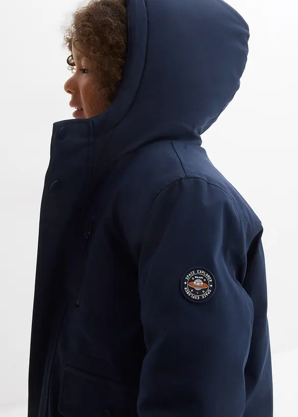 Parka d’hiver déperlante avec doublure en sherpa, bonprix