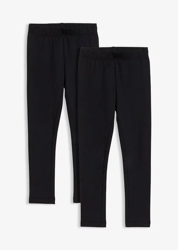 Lot de 2 leggings thermiques, bonprix