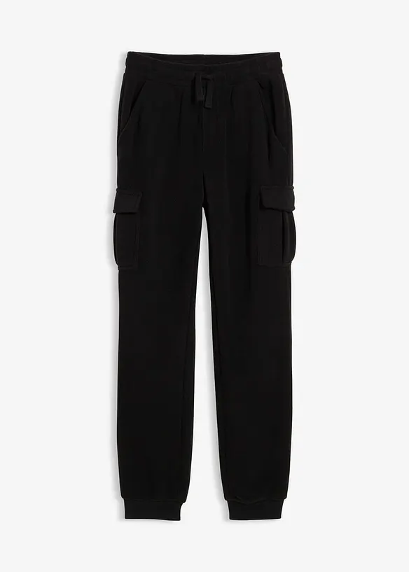 Pantalon cargo doublé sherpa, Regular, bonprix