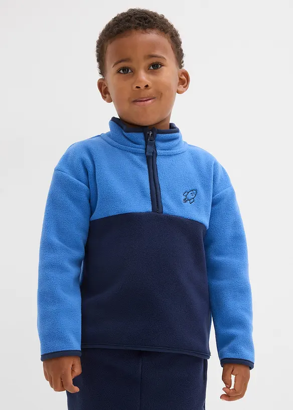 Pull polaire à col zippé, bonprix