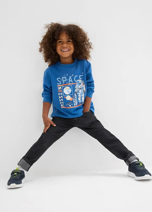 Sweat-shirt doux en coton majoritaire, bonprix