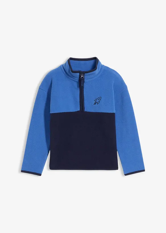 Pull polaire à col zippé, bonprix