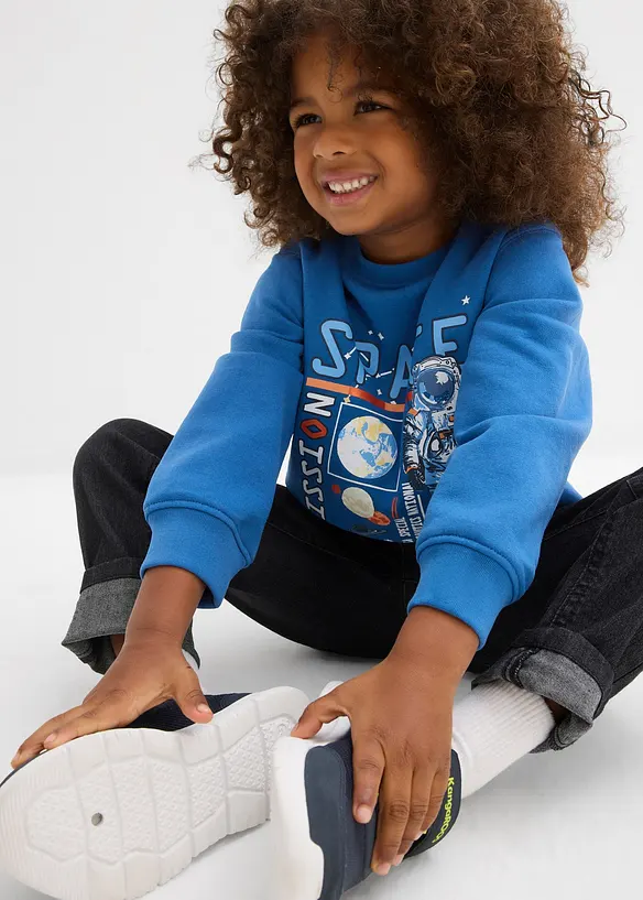 Sweat-shirt doux en coton majoritaire, bonprix