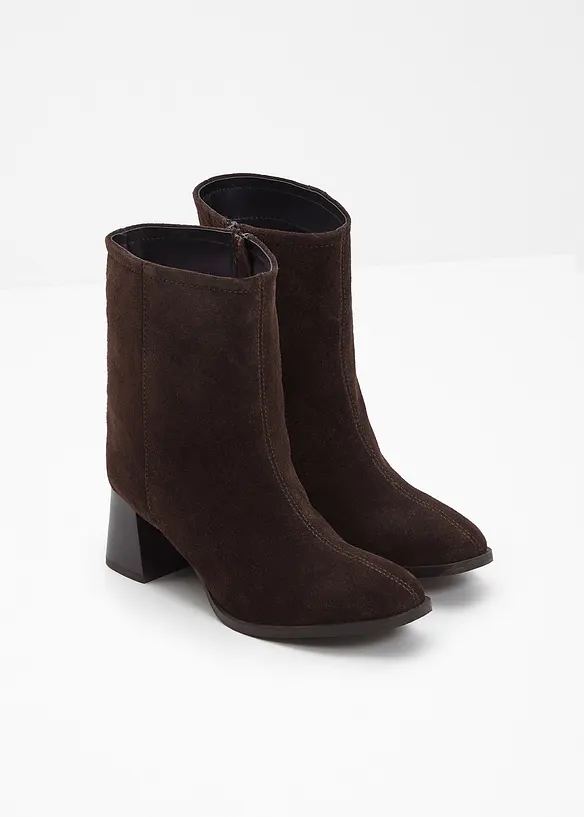Bottines en cuir, bonprix