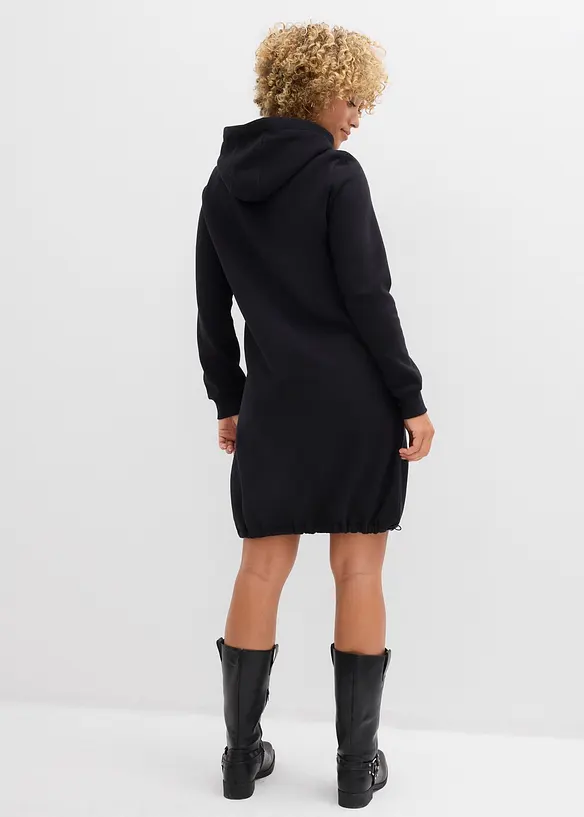 Robe sweat en coton m&eacute;lang&eacute;, bonprix