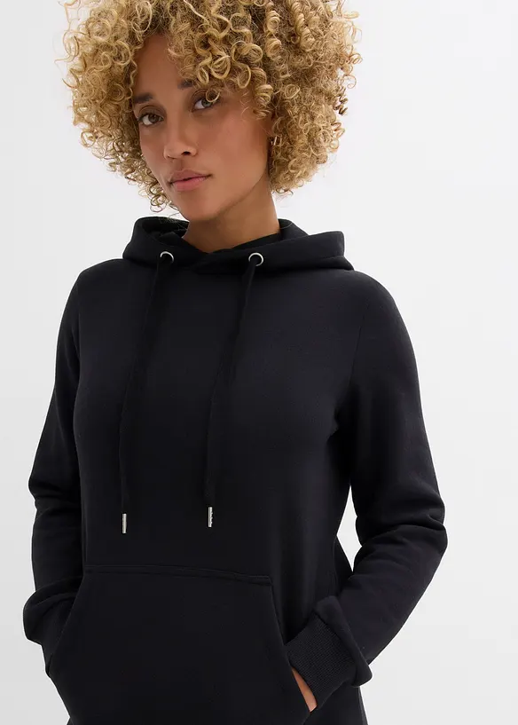 Robe sweat en coton m&eacute;lang&eacute;, bonprix