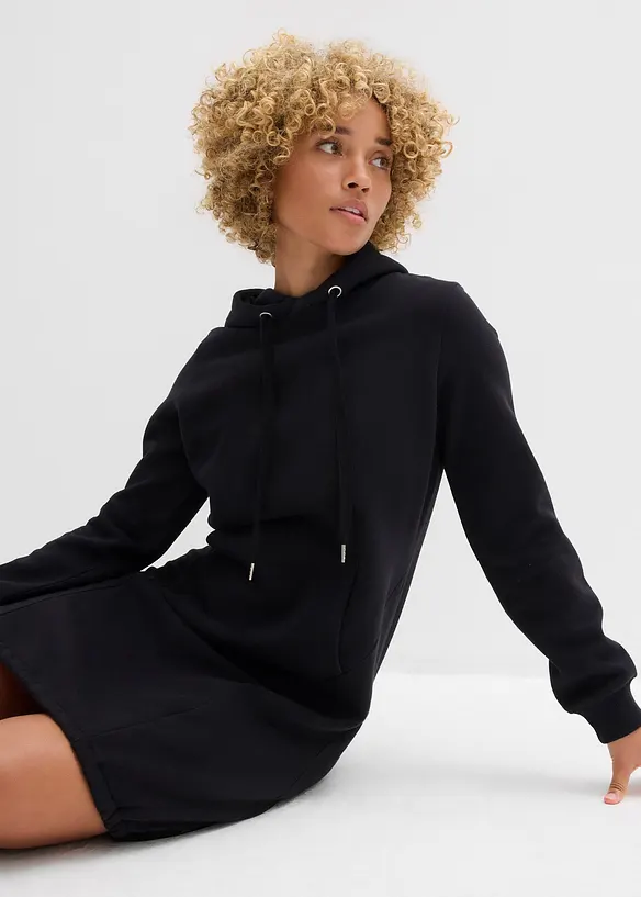 Robe sweat en coton m&eacute;lang&eacute;, bonprix