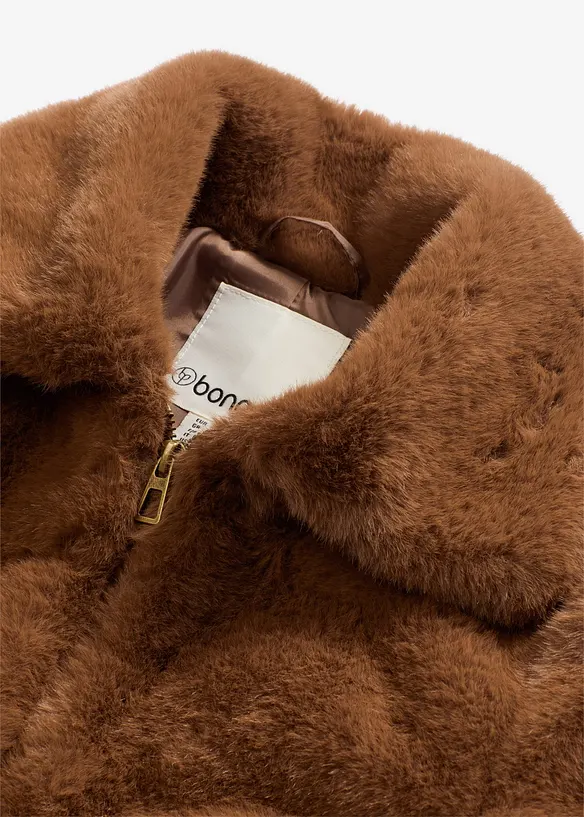 Veste en peluche, bonprix