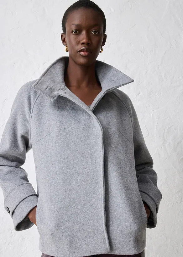 Veste en laine mélangée, bonprix