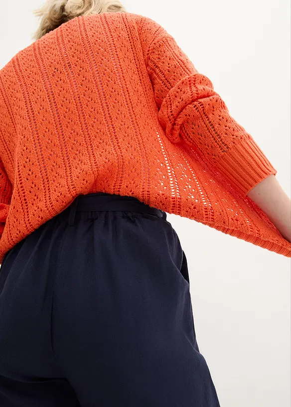 Jupe-culotte en lin mélangé, bonprix