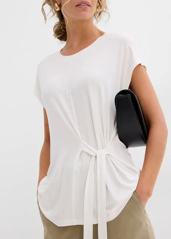 T-shirt doux en viscose extensible, bonprix