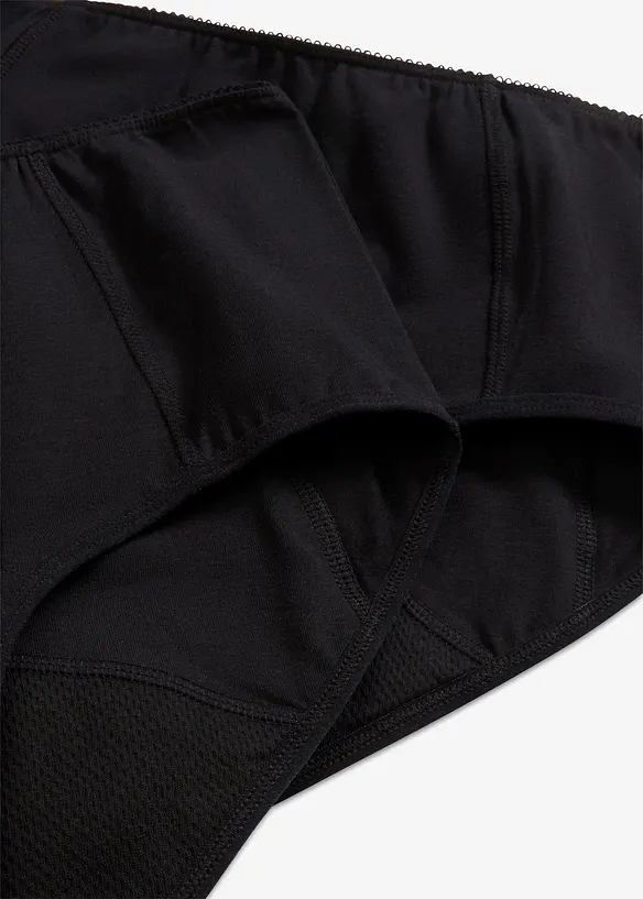 Lot de 2 culottes menstruelles Maxi, flux moyen, bonprix
