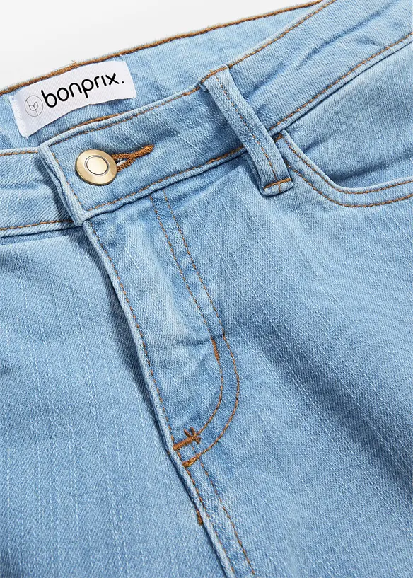 Jean skinny taille mi-haute, extensible, bonprix