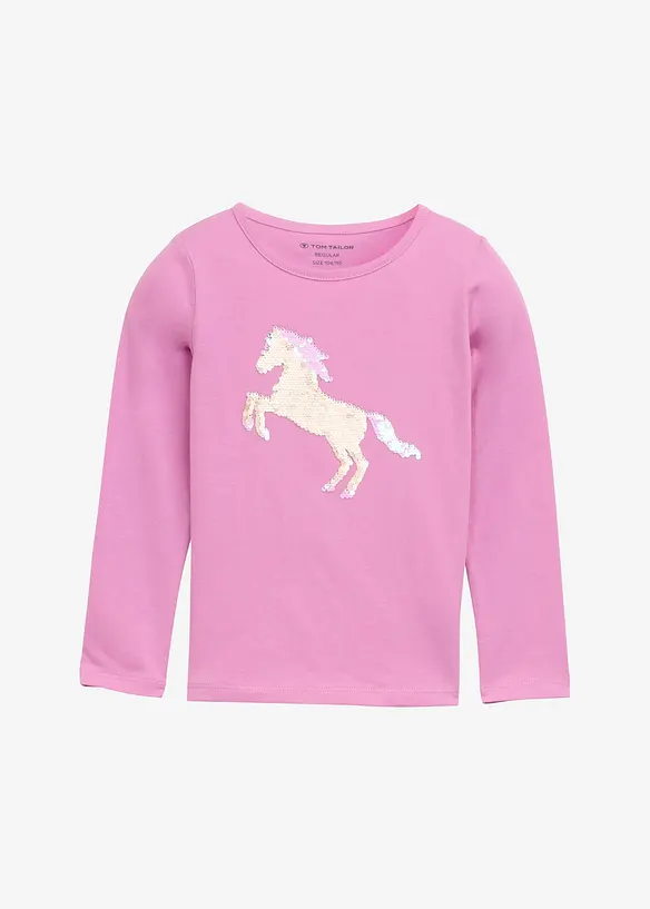 T-shirt manches longues Tom Tailor 100% coton, Tom Tailor