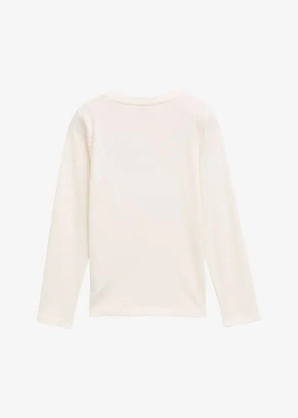 T-shirt manches longues Tom Tailor 100% coton, Tom Tailor