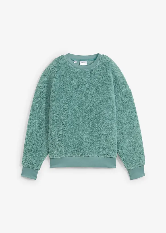 Pull en maille sherpa, bonprix