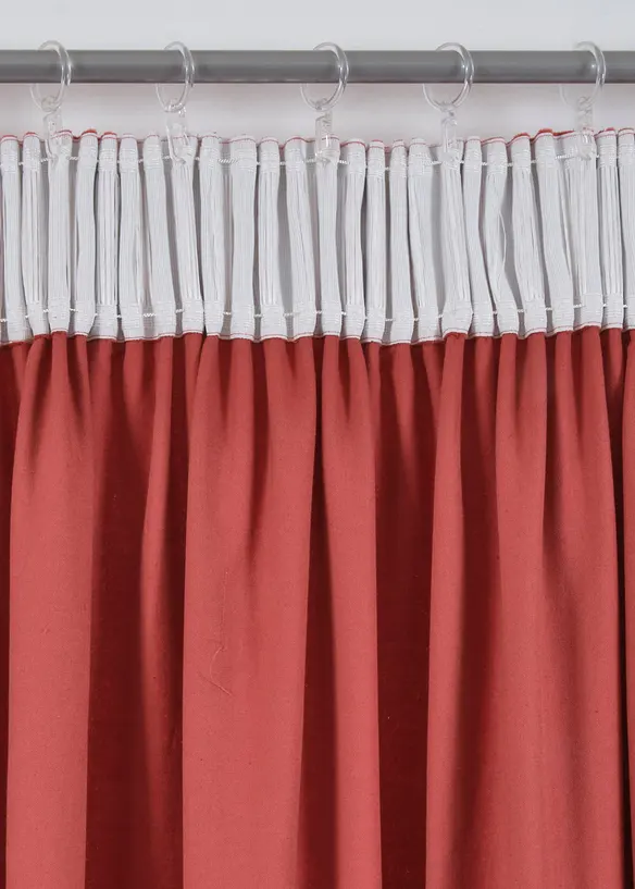 Rideau en velours de coton (1 pce), bonprix