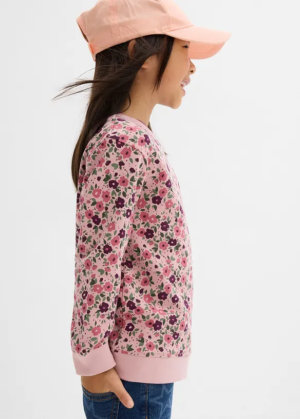 Lot de 2 sweat-shirts 100% coton, bonprix