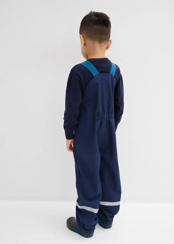 Salopette de pluie thermique en softshell déperlant, bonprix