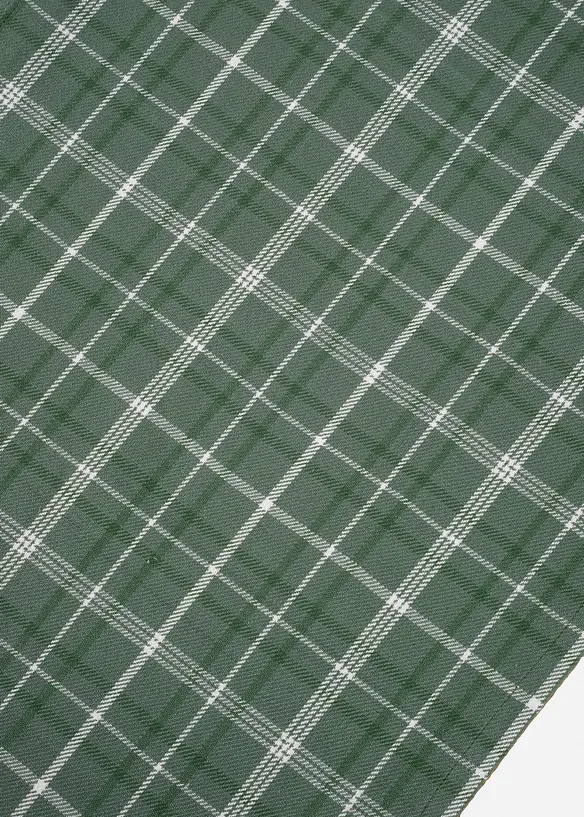 Chemin de table en coton à carreaux, bonprix