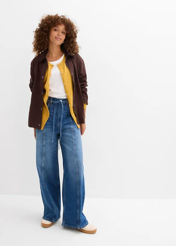 Gilet ajusté en fine maille, bonprix