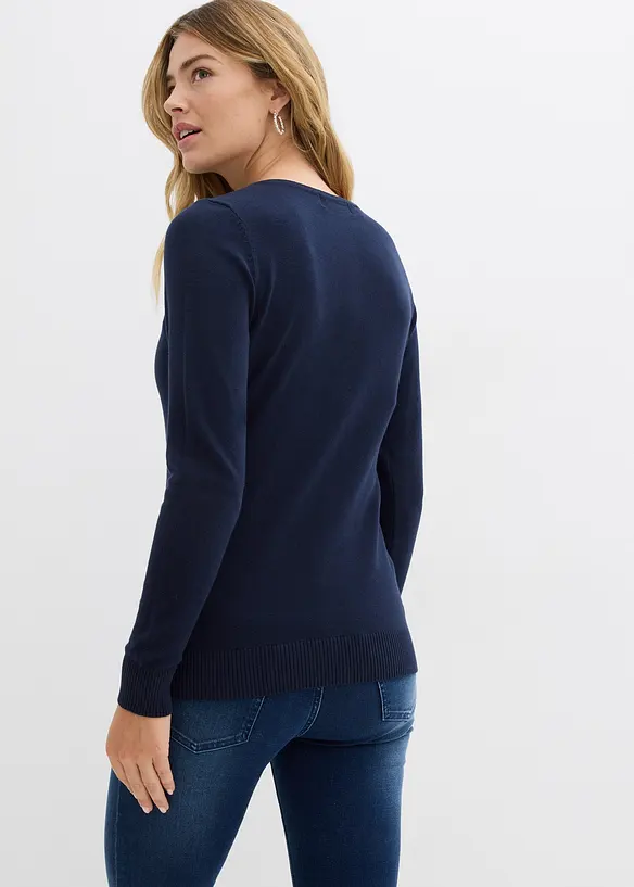 Gilet ajusté en fine maille, bonprix