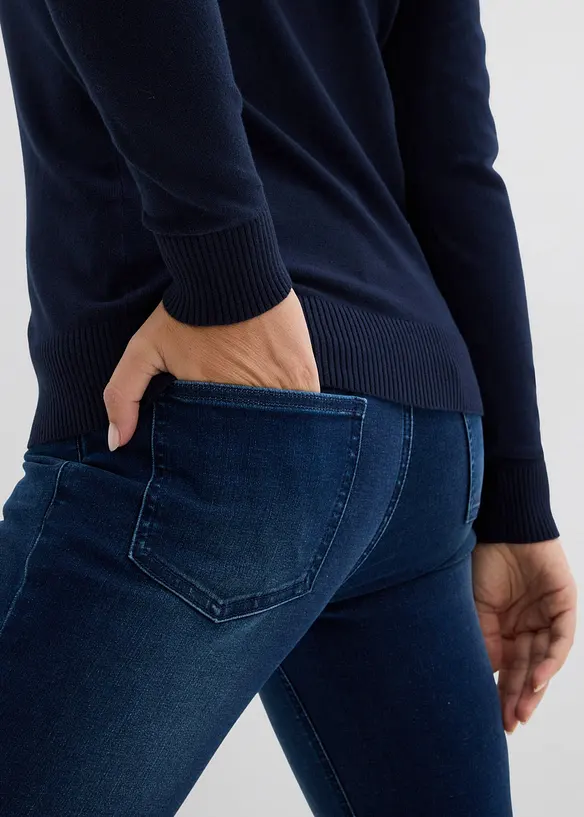 Gilet ajusté en fine maille, bonprix