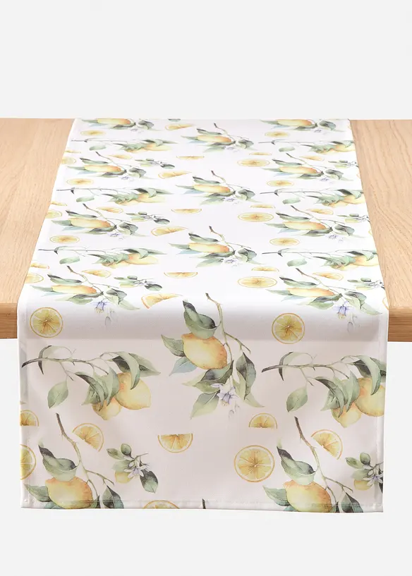 Chemin de table avec imprimé citrons, bonprix