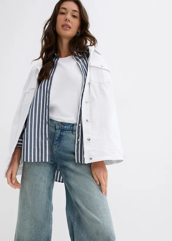 Jean large taille mi-haute, bonprix