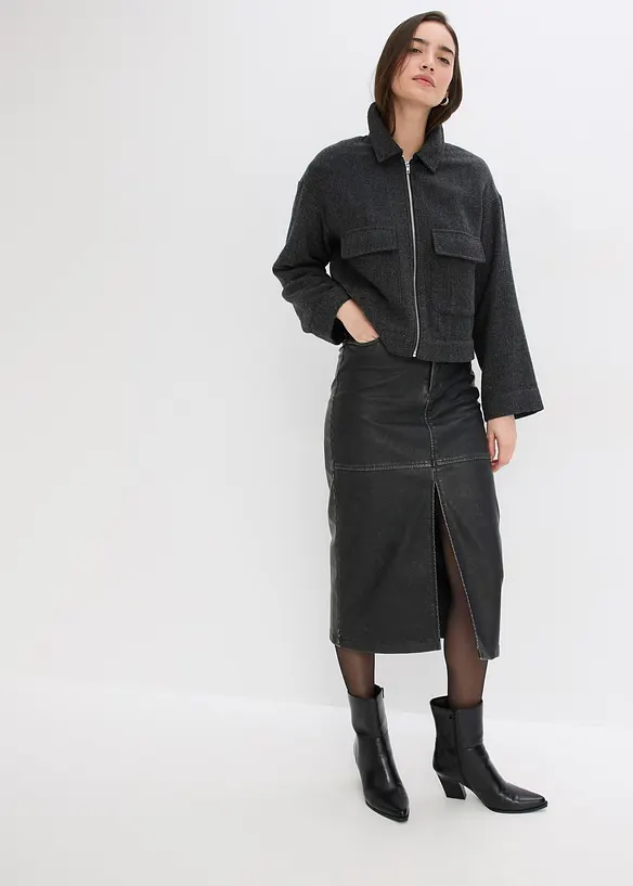 Jupe enduite, bonprix