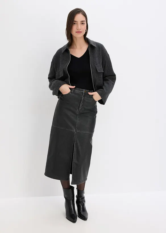 Jupe enduite, bonprix