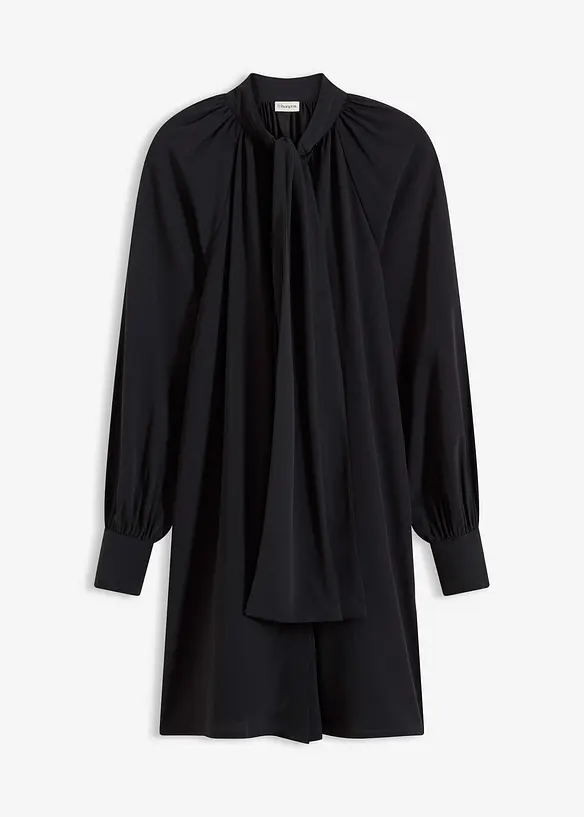 Robe-chemise à col lavallière, bonprix