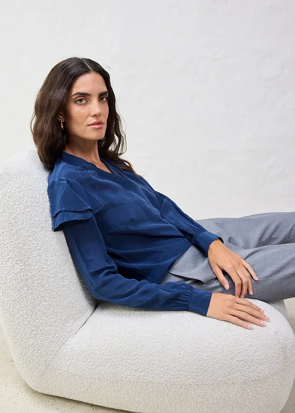 Chemisier en viscose et soie, bonprix