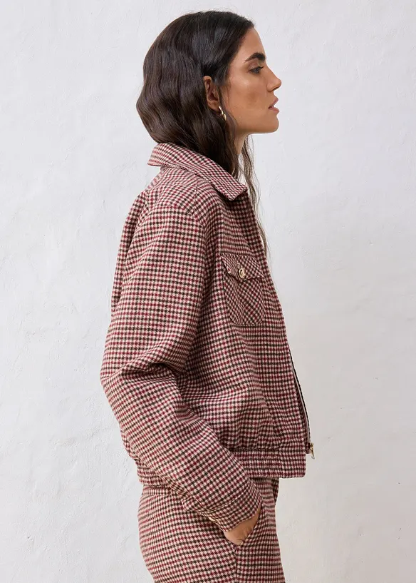 Blouson en laine majoritaire, bonprix