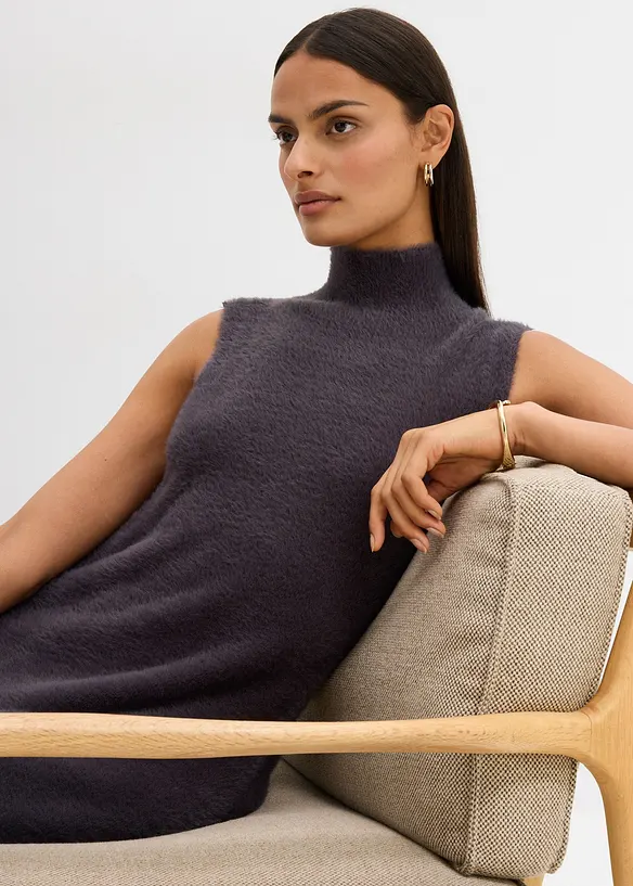 Robe pull en viscose mélangée, bonprix