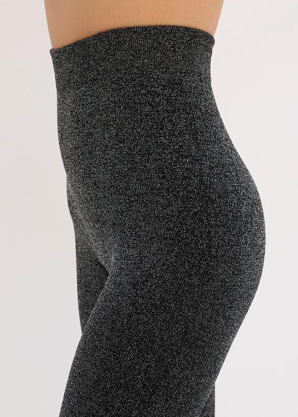 Collant thermique en polaire avec fil brillant, bonprix