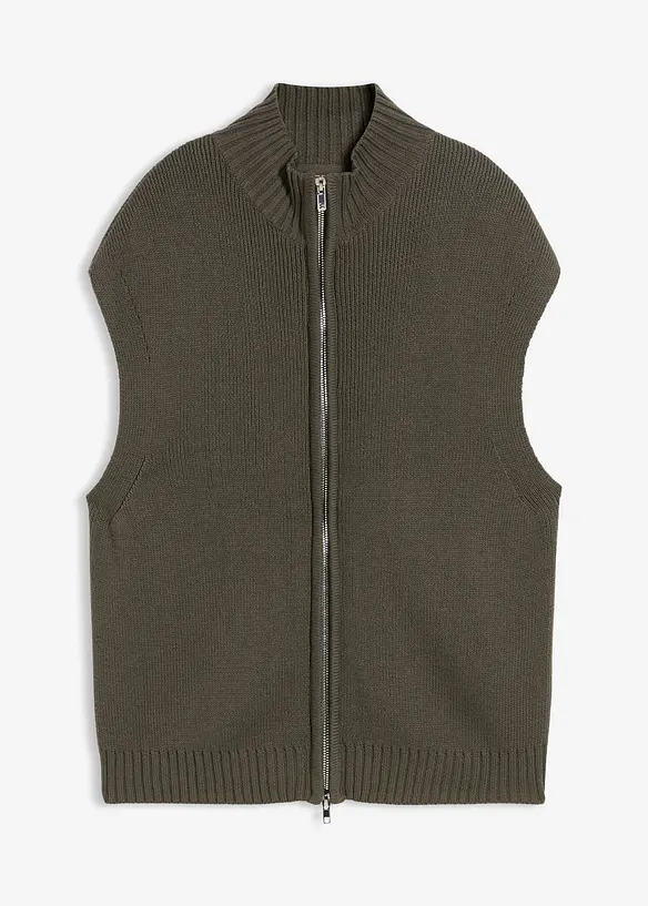 Gilet sans manches en maille, bonprix