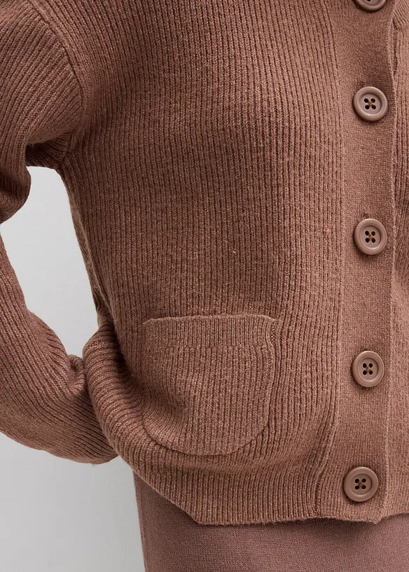 Gilet en maille oversize, bonprix