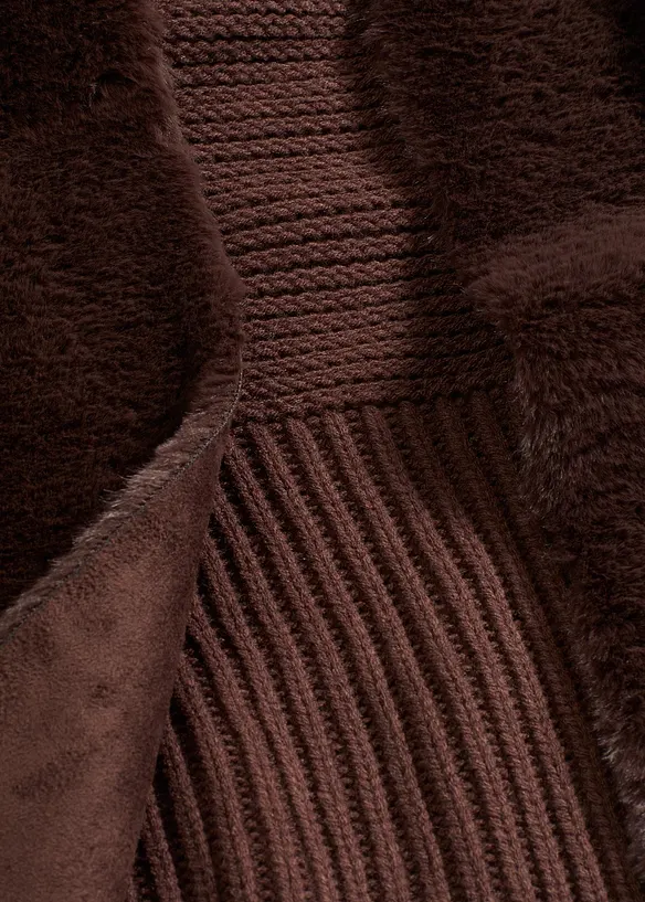 Gilet sans manches en tissu peluche, bonprix