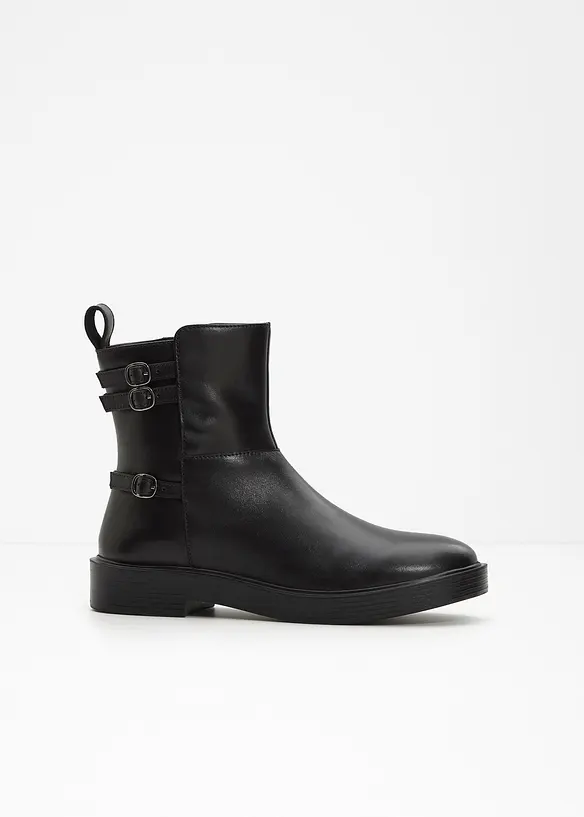 Boots en cuir, bonprix