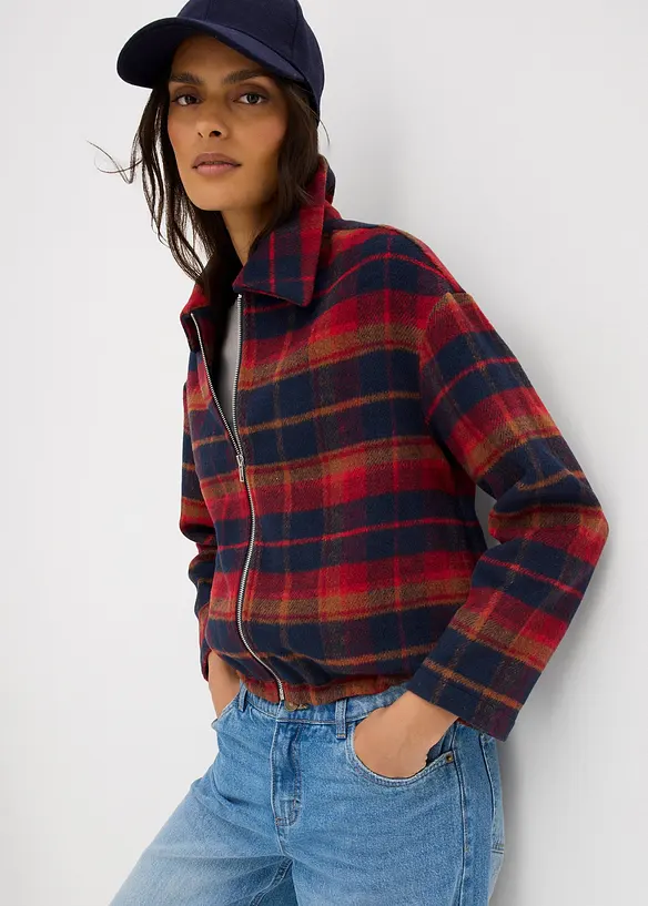 Blouson à carreaux, bonprix