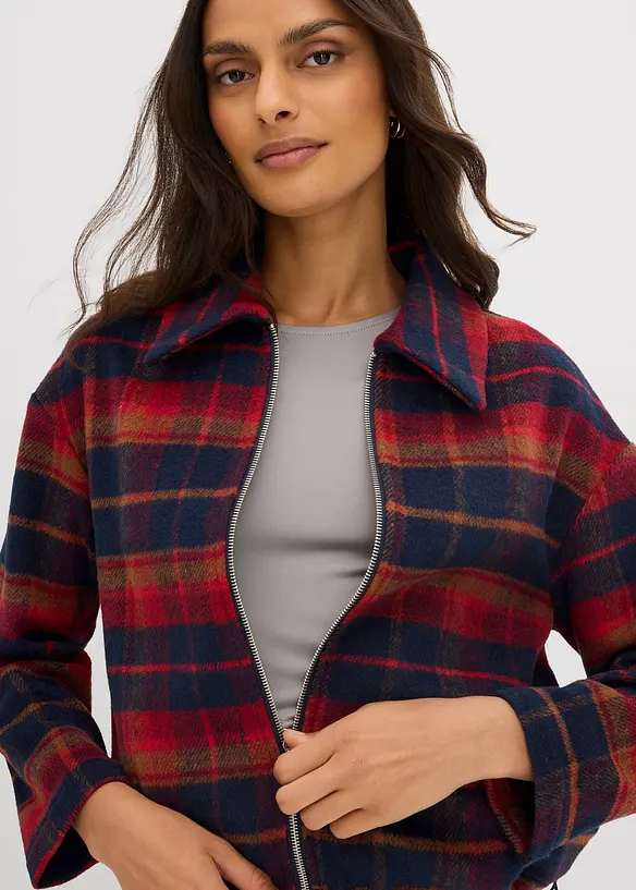 Blouson à carreaux, bonprix