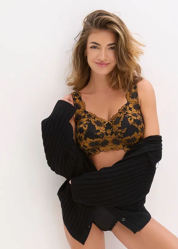 Soutien-gorge grand maintien sans armatures, bretelles rembourrées, bonprix