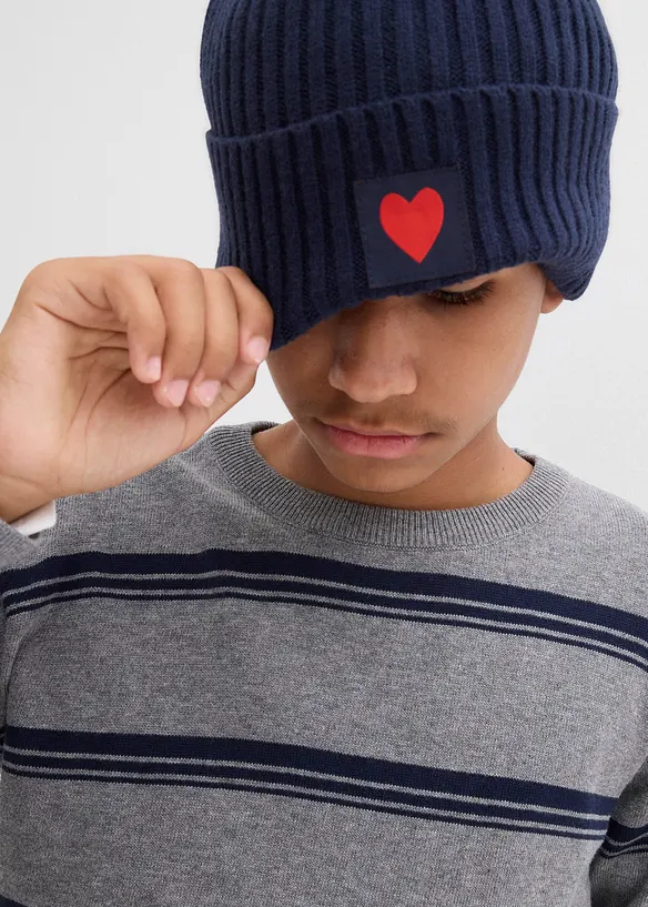 Pull en fine maille 100% coton, bonprix