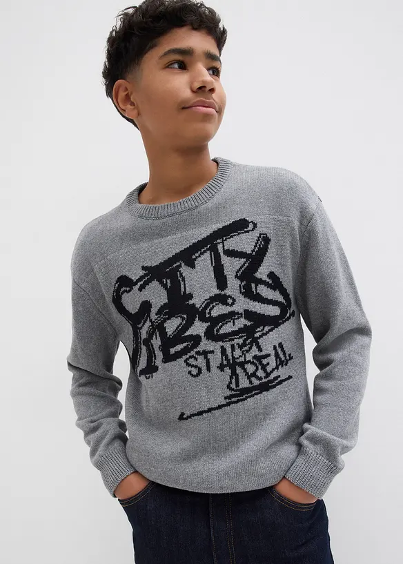 Pull 100% coton, bonprix