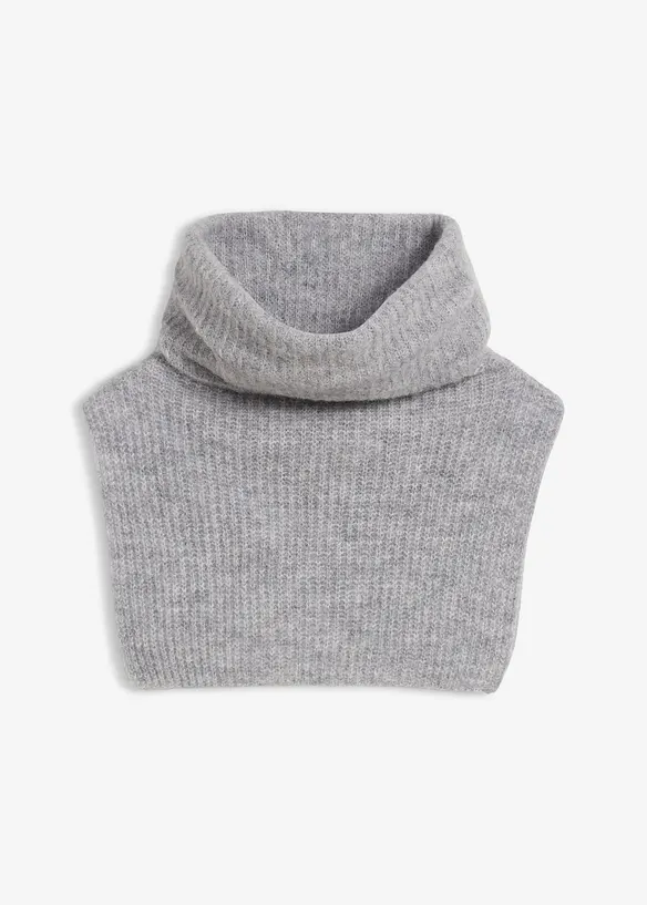 Écharpe col roulé en laine d’alpaga mélangée, bonprix